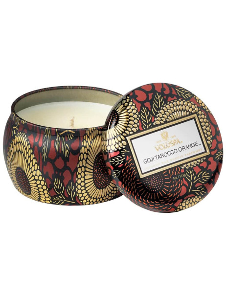 Voluspa Japonica Goji Tarocco Orange Petite Tin Candle Ароматична свічка