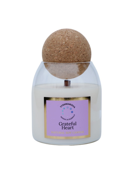 Vyshniakova Scented Сandle Grateful Heart Аромасвечка 