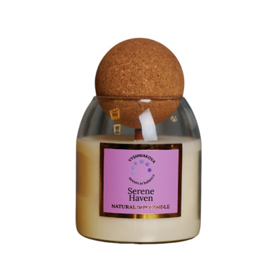 Vyshniakova Scented Сandle Serene Haven Аромасвечка "Спокойный свет гармонии и уюта в семье"