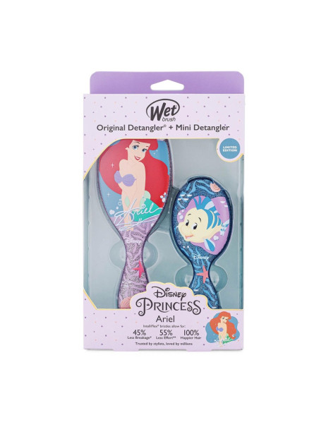 Wet Brush Original + Mini Detangler Disney Princess Ariel Kit Набір Щіток для волосся Аріель