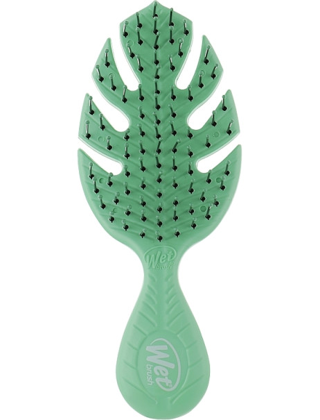 Wet Brush Go Green Mini Detangler Green Биоразлагаемая щетка мини для волос Зеленая