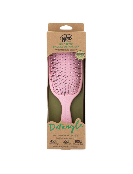 Wet Brush Go Green Paddle Detangler Pink Щітка для волосся Рожева