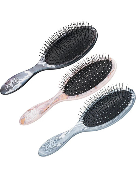 Wet Brush Original Detangler Metalic Marble Silver Щітка Металевий срібний мармур