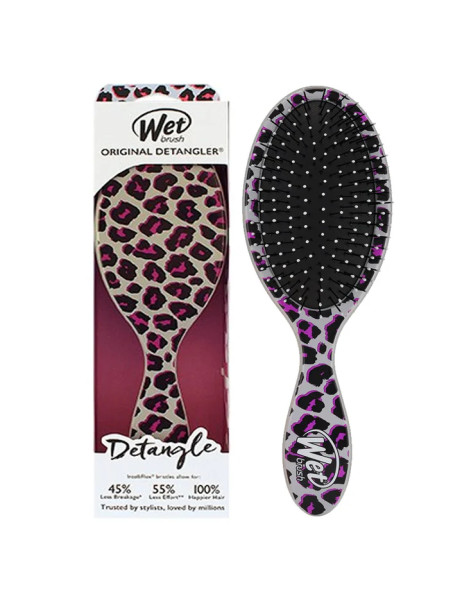 Wet Brush Original Safari Pink Leopard Щітка для розплутування волосся сафарі Рожевий леопард