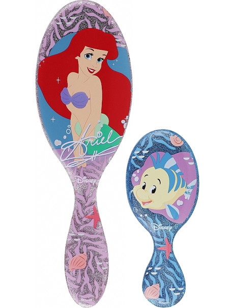 Wet Brush Original + Mini Detangler Disney Princess Ariel Kit Набір Щіток для волосся Аріель
