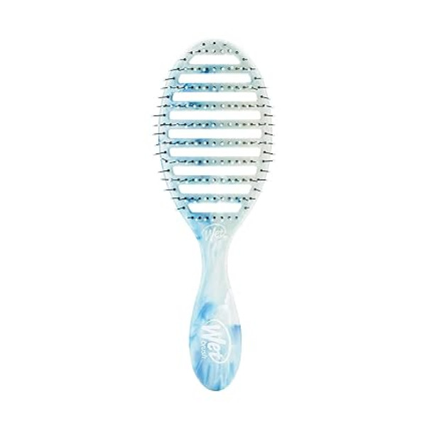 Wet Brush Speed ​​Dry Gemstone Turquoise Hair Brush Щітка для волосся Дорогоцінний камінь Бірюза
