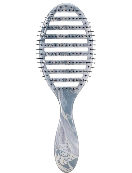 Wet Brush Speed ​​Dry Metallic Marble Silver Щітка для волосся Металевий мармур