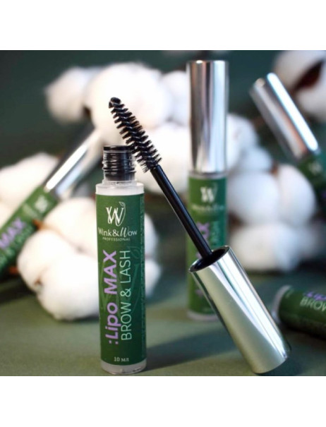 Wink & Wow Lipo MAX Brow & Lash Восстанавливающий концентрат для бровей и ресниц после окрашивания, осветления и ламинирования