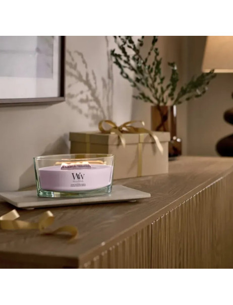 WoodWick Cherry Blossom & Vanilla Ellipse Ароматическая свеча с ароматом цветущей вишни и ванили Эллипс