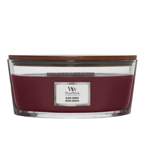 WoodWick Black Cherry Ellipse Ароматична свічка з ароматом соковитої черешні Еліпс