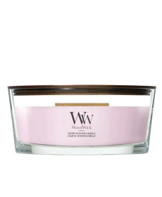 WoodWick Cherry Blossom & Vanilla Ellipse Ароматическая свеча с ароматом цветущей вишни и ванили Эллипс - Написать отзыв