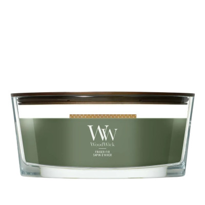 WoodWick Fraser Fir Ellipse Ароматическая свеча с ароматом свежесрезанной ели Эллипс