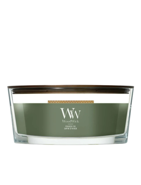 WoodWick Fraser Fir Ellipse Ароматическая свеча с ароматом свежесрезанной ели Эллипс