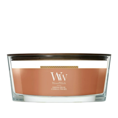 WoodWick Pumpkin Praline Ellipse Ароматическая свеча с нотами тыквы и специй Эллипс