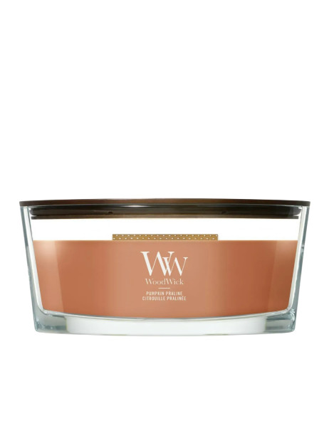 WoodWick Pumpkin Praline Ellipse Ароматическая свеча с нотами тыквы и специй Эллипс