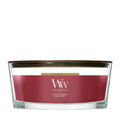 WoodWick Spiced Blackberry Ellipse Ароматична свічка з ароматом ожини з корицею Еліпс