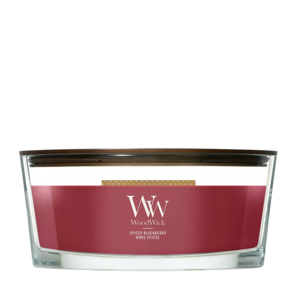 WoodWick Spiced Blackberry Ellipse Ароматична свічка з ароматом ожини з корицею Еліпс