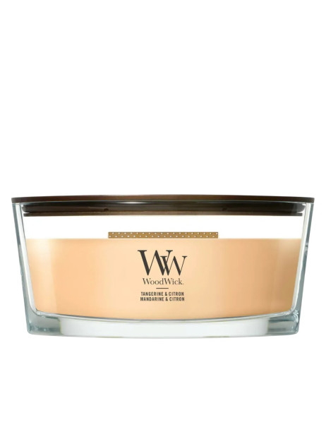 WoodWick Tangerine & Citron Ellipse Ароматическая свеча с ароматом цитрусовых и мандарина Эллипс
