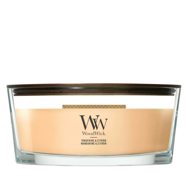 WoodWick Tangerine & Citron Ellipse Ароматическая свеча с ароматом цитрусовых и мандарина Эллипс