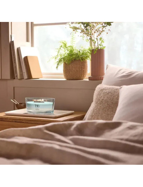 WoodWick Trilogy Driftwood Shores Ellipse Ароматична свічка з тришаровим ароматом Морського узбережжя Еліпс