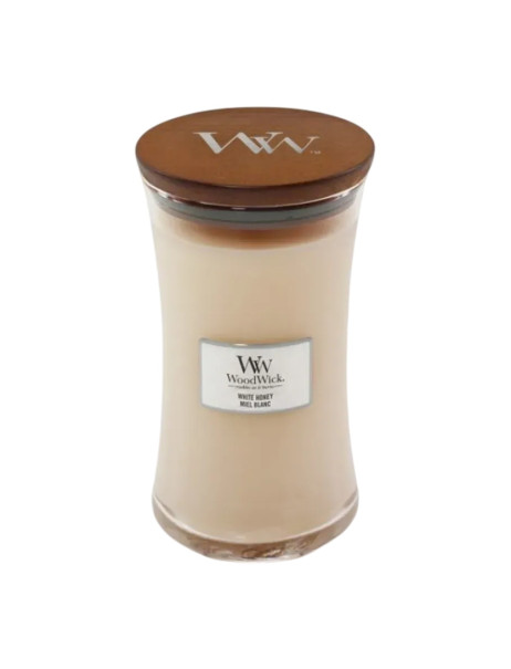 WoodWick White Honey Large Ароматическая свеча с ароматом апельсинового цуката Большая