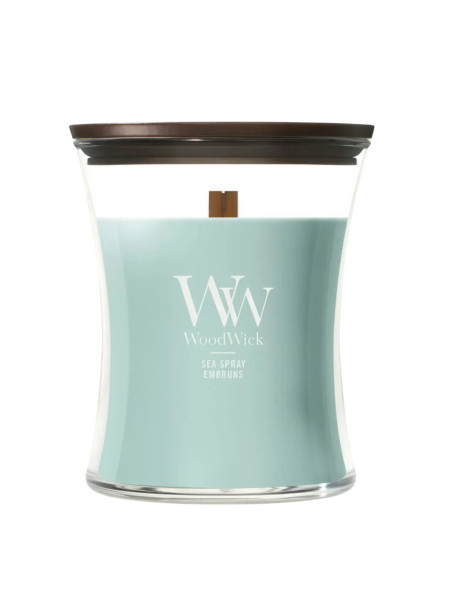 WoodWick Sea Spray Medium Ароматическая свеча с нотами морского бриза Средняя