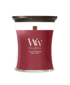 WoodWick Spiced Blackberry Medium Ароматична свічка з ароматом ожини з корицею Середня - Написати відгук