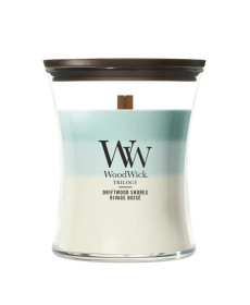 WoodWick Trilogy Driftwood Shores Medium Ароматическая свеча с трёхслойным ароматом Морского побережья Средняя - Написать отзыв