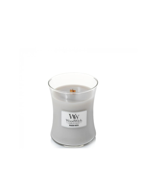 WoodWick Ellipse Warm Wool Small Ароматическая свеча с ароматом теплой шерсти Маленькая