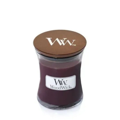 WoodWick Black Cherry Mini Ароматическая свеча с ароматом сочной черешни Мини