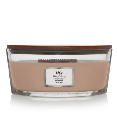 WoodWick Cashmere Ellipse Ароматическая свеча с ароматом айвы, ириса и сандала Эллипс