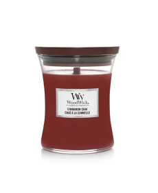 WoodWick Cinnamon Chai Medium Ароматическая свеча с ароматом ванили и корицы Средняя - Написать отзыв