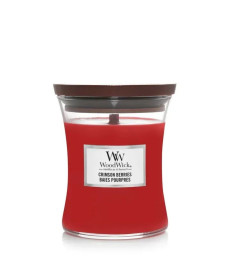 WoodWick Crimson Berries Medium Ароматическая свеча с нотами рождественских ягод Средняя - Написать отзыв