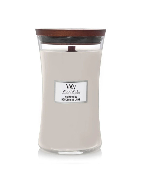WoodWick Ellipse Warm Wool Large Ароматична свічка з ароматом теплої шерсті Велика