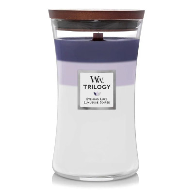 WoodWick Evening Luxe Trilogy Large Ароматическая свеча с трехслойным ароматом Большая