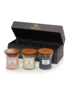 WoodWick Evening Onyx, Coastal Sunset, Solar Ylang Mini Набор свечей - Написать отзыв