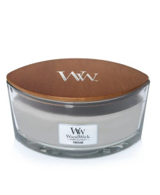 WoodWick Fireside Ellipse Ароматическая свеча с ароматом копченого дерева и яблочной кожуры Эллипс - Написать отзыв