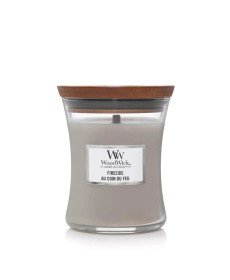 WoodWick Fireside Medium Ароматическая свеча с ароматом копченого дерева и яблочной кожуры Средняя - Написать отзыв