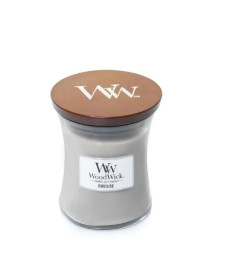 WoodWick Fireside Mini Ароматическая свеча с ароматом копченого дерева и яблочной кожуры Мини - Написать отзыв