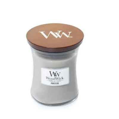 WoodWick Fireside Mini Ароматическая свеча с ароматом копченого дерева и яблочной кожуры Мини