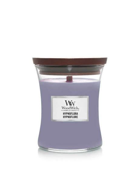 WoodWick Hypnoflora Medium Ароматическая свеча с ароматом груши и жасмина Средняя