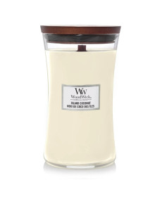 WoodWick Island Coconut Large Ароматична свічка з ароматом кокоса та ананаса Велика - Написати відгук