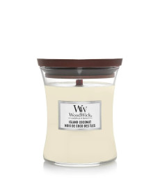 WoodWick Island Coconut Medium Ароматична свічка з ароматом кокоса та ананаса Середня - Написати відгук