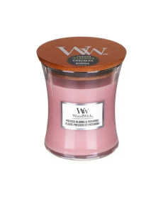 Woodwick Large Pressed Blooms & Patchouli Medium Ароматична свічка з ароматом квітів Середня - Написати відгук
