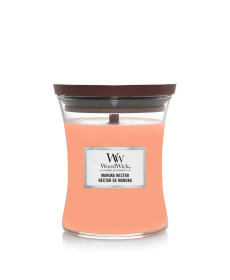 WoodWick Manuka Nectar Medium Ароматична свічка з персиком, медом і манго Середня - Написати відгук