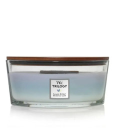 WoodWick Medium Trilogy Calming Retreat Ellipse Ароматична свічка з тришаровим ароматом Еліпс - Написати відгук