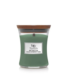 WoodWick Mint leaves & Oak Medium Ароматична свічка з нотами м'яти та дуба Середня - Написати відгук