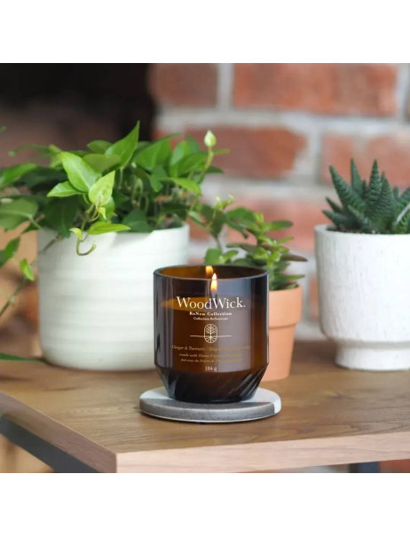 WoodWick Renew Ginger & Turmeric Свічка з імбиром і куркумою