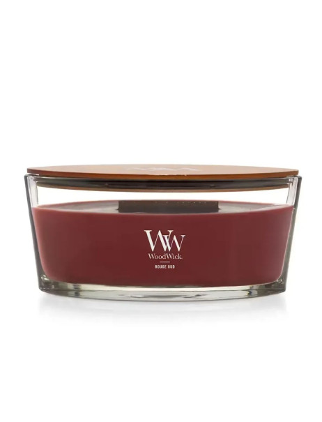 WoodWick Rouge Oud Ellipse Ароматична свічка з ароматом троянди та спецій Еліпс