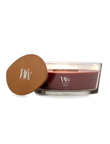 WoodWick Rouge Oud Ellipse Ароматична свічка з ароматом троянди та спецій Еліпс